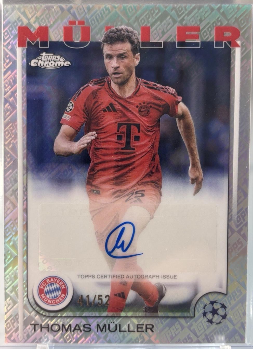 Thomas Muller [Toppsfractor] #CA-TM