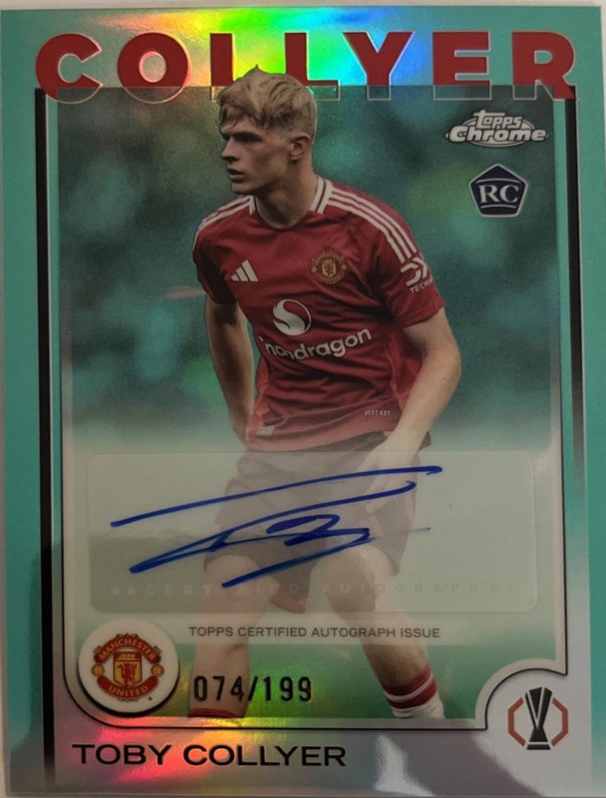 Toby Collyer [Aqua Refractor] #CA-TC