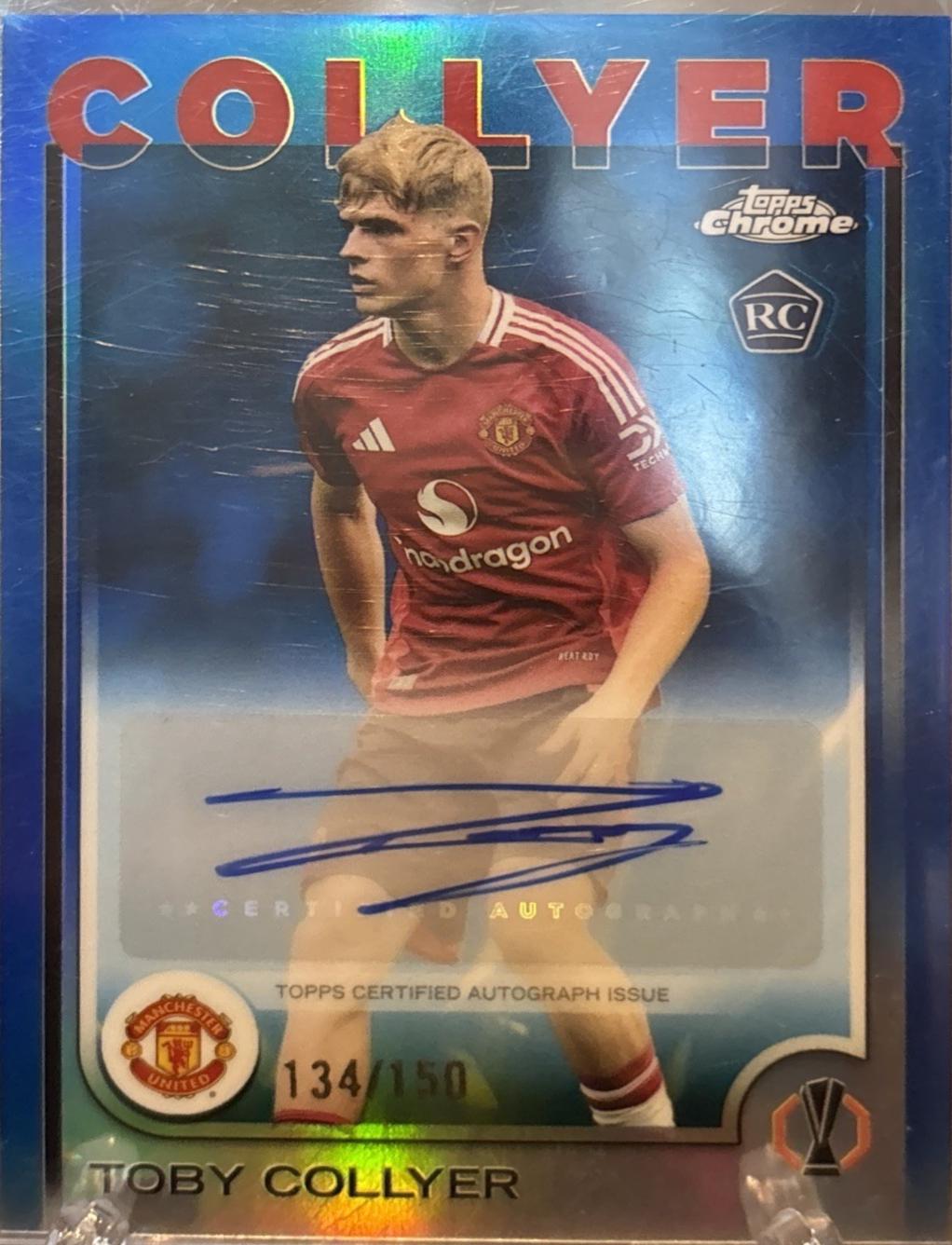 Toby Collyer [Blue Refractor] #CA-TC
