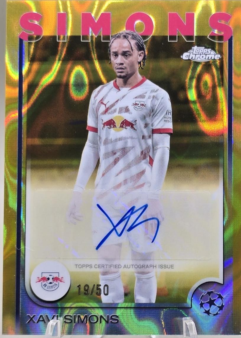 Xavi Simons [Gold Lava Refractor] #CA-XS