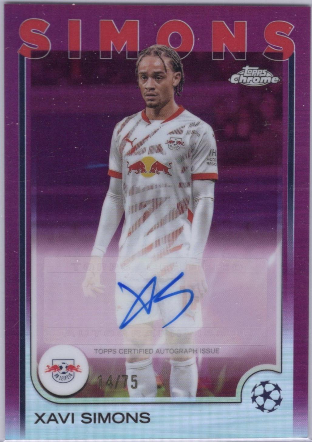 Xavi Simons [Magenta Refractor] #CA-XS