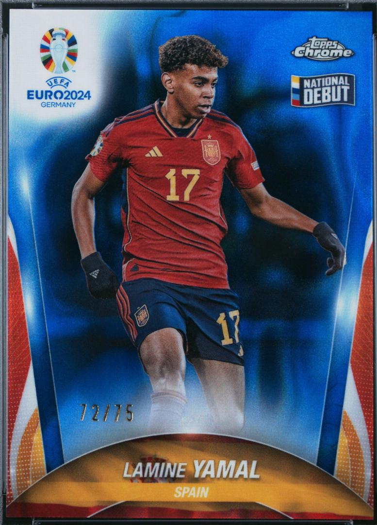 Lamine Yamal [Blue Lava Refractor] #17