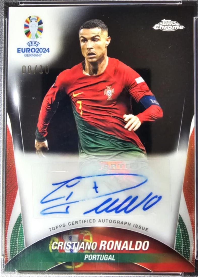 Cristiano Ronaldo [Black Refractor] #CA-CR
