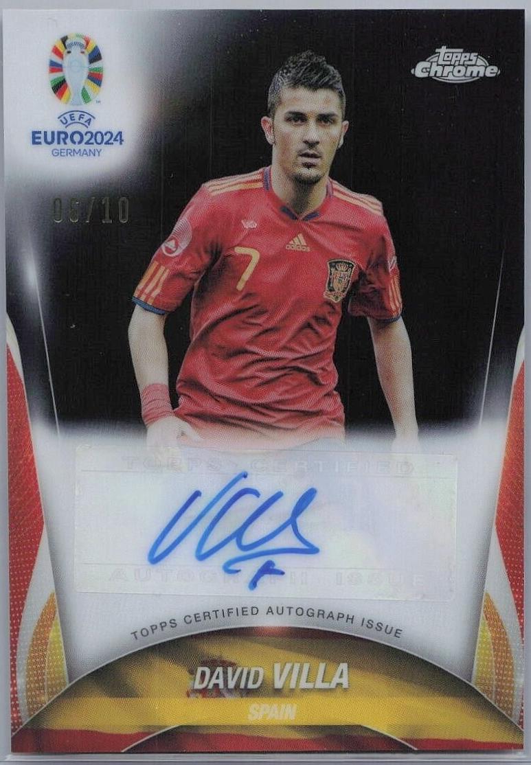 David Villa [Black Refractor] #CA-DV