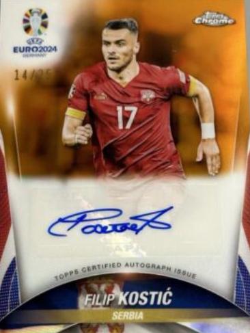 Filip Kostic [Orange Refractor] #CA-FK
