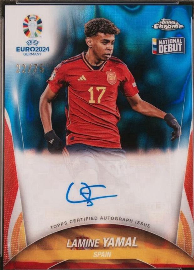 Lamine Yamal [Blue Lava Refractor] #CA-LY