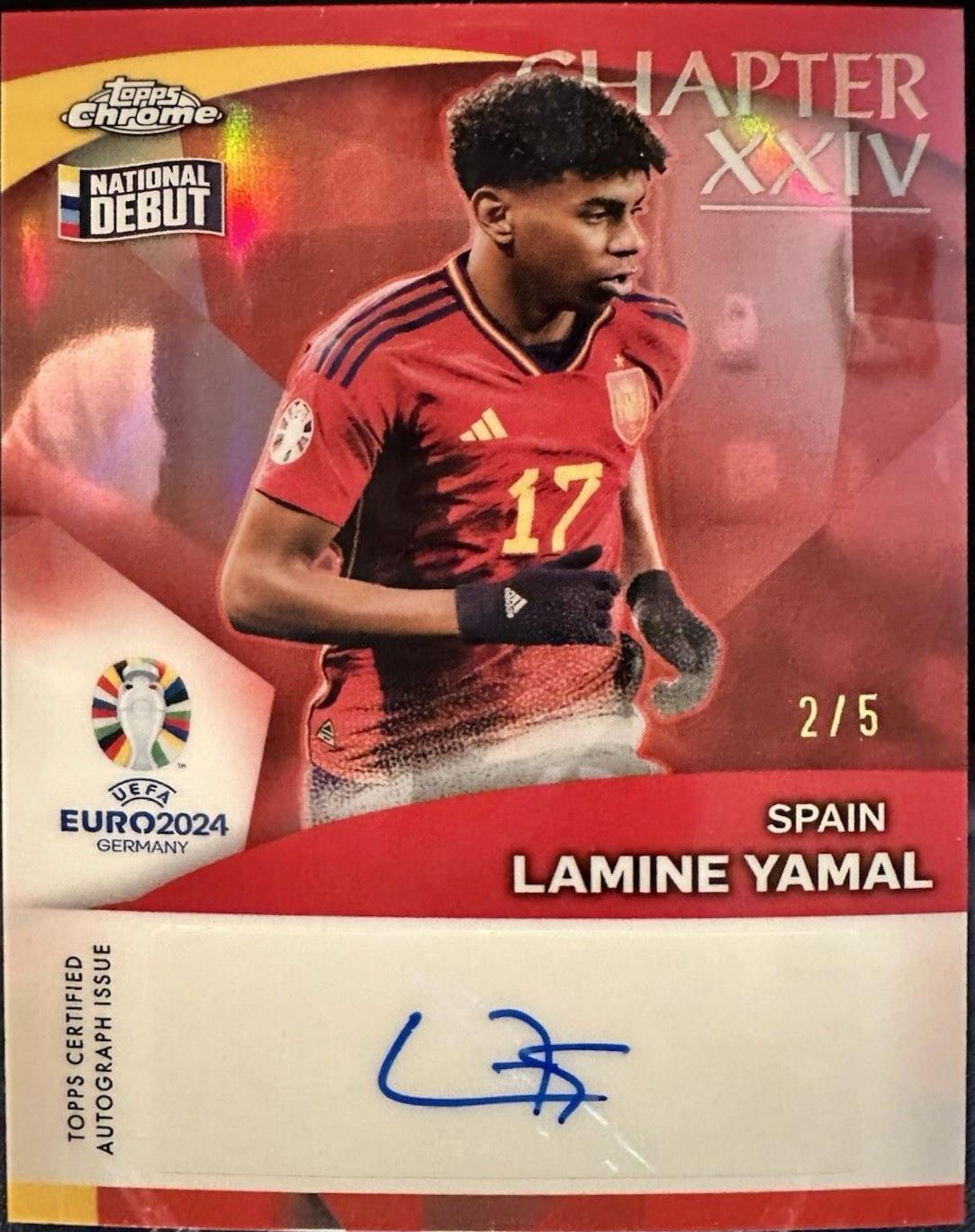 Lamine Yamal [Red Refractor] #CA-LY