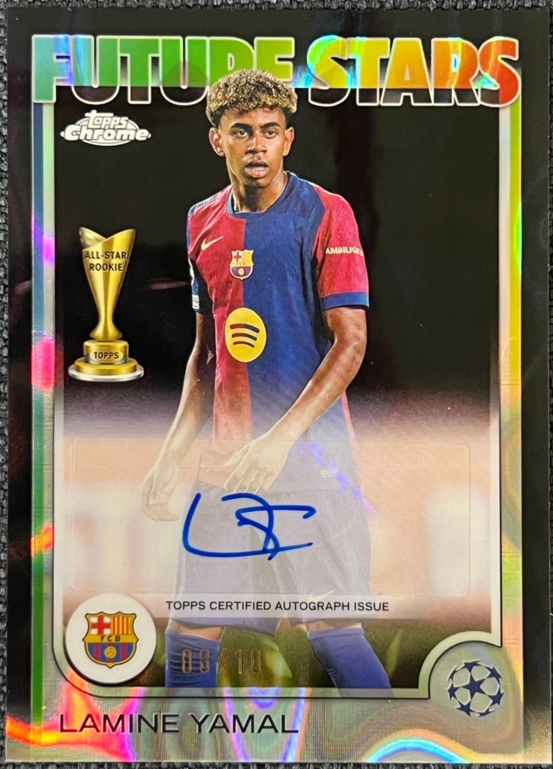 Lamine Yamal [Black Lava Refractor] #FSA-LY