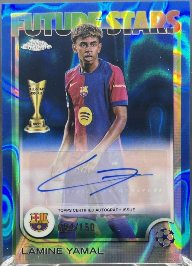 Lamine Yamal [Blue Lava Refractor] #FSA-LY