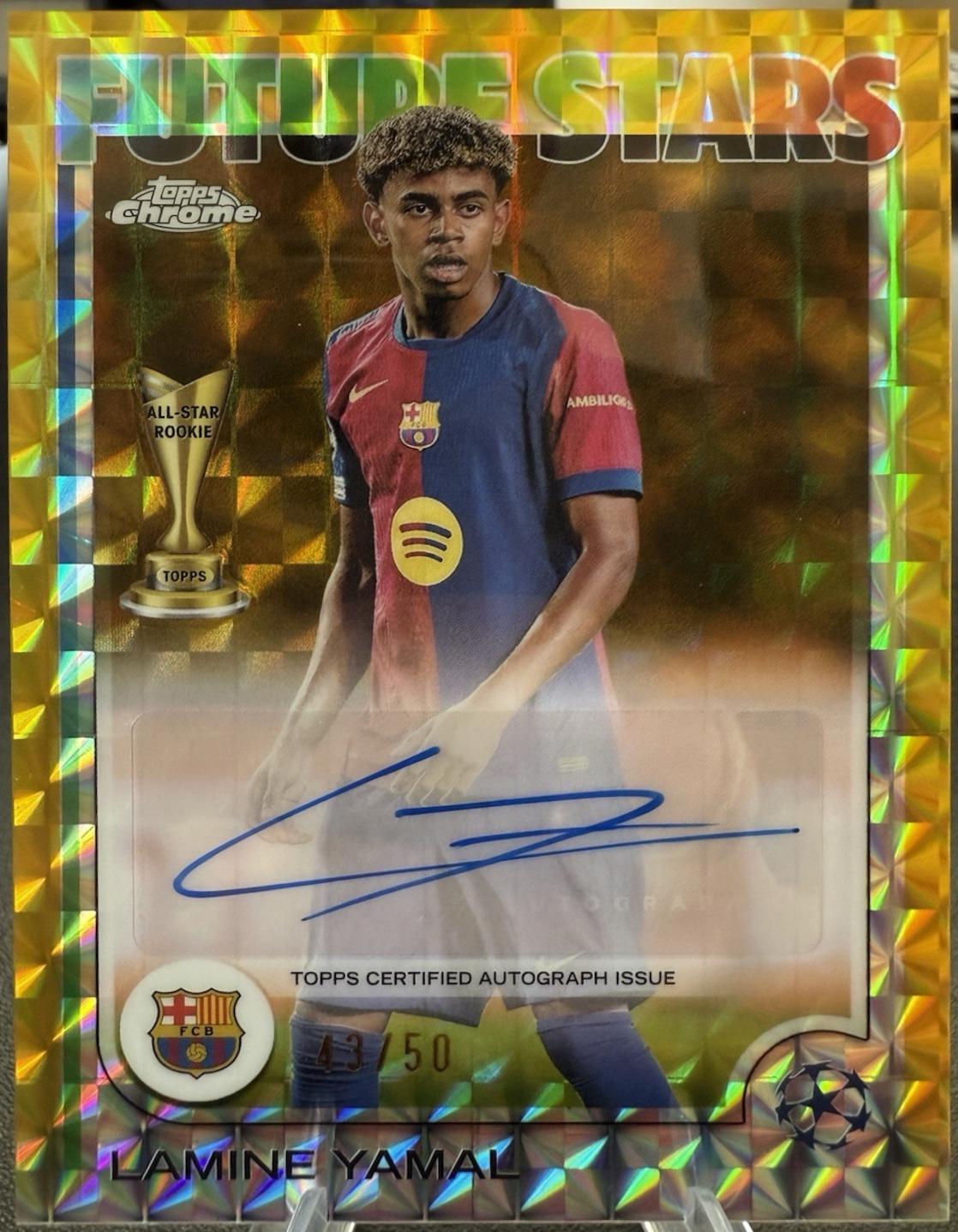 Lamine Yamal [Gold Geometric Refractor] #FSA-LY