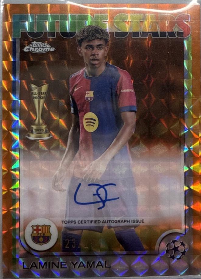Lamine Yamal [Orange Geometric Refractor] #FSA-LY