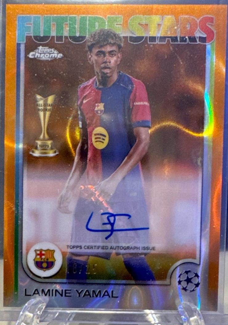 Lamine Yamal [Orange Lava Refractor] #FSA-LY