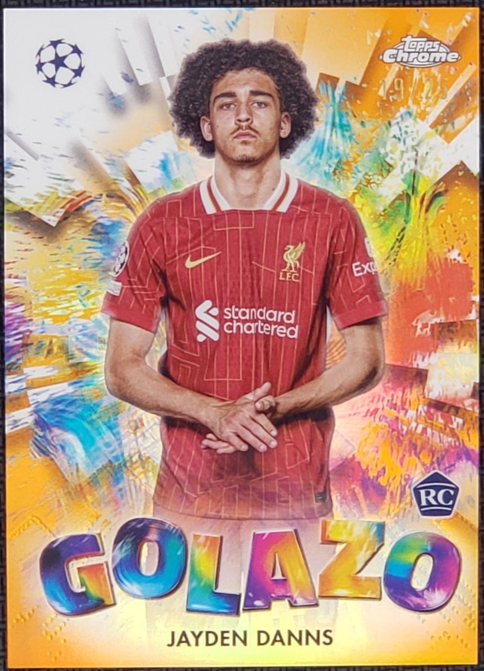 Jayden Danns [Orange Refractor] #GZ-6