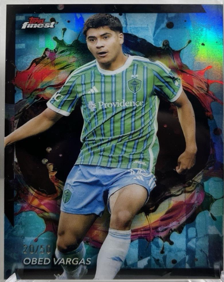 Obed Vargas [Aqua Refractor] #236