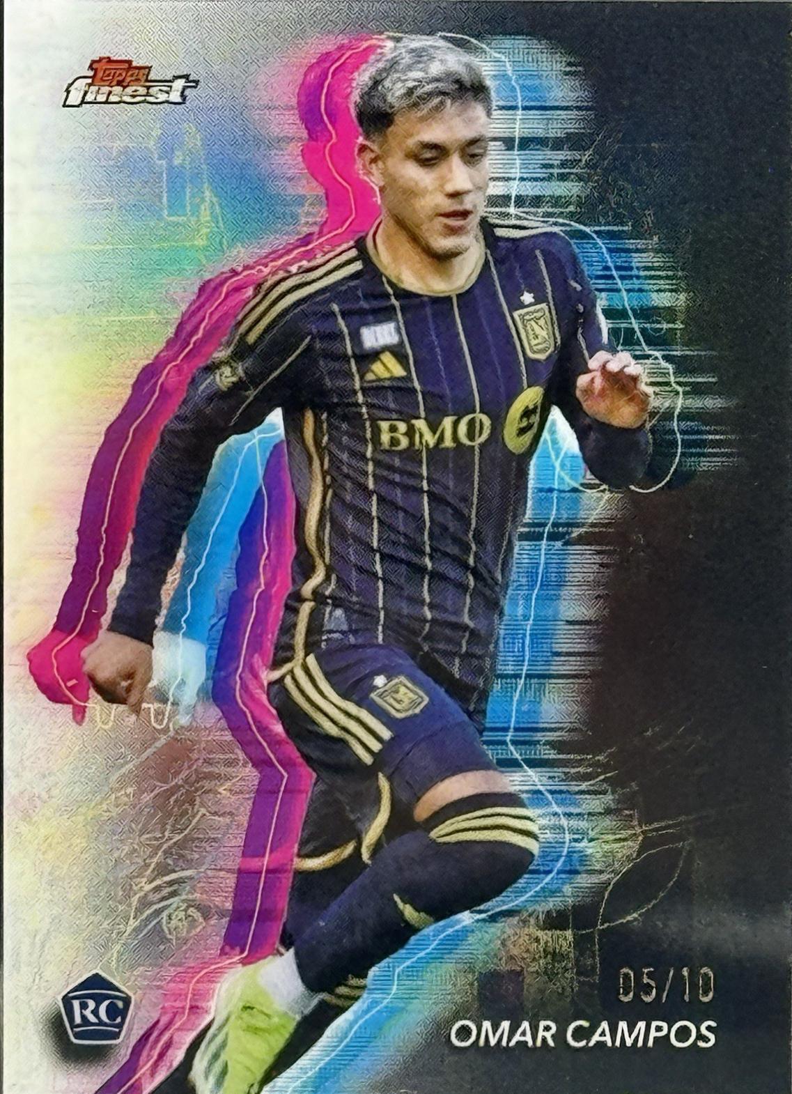 Omar Campos [Black Refractor Holo Glow Variation] #51