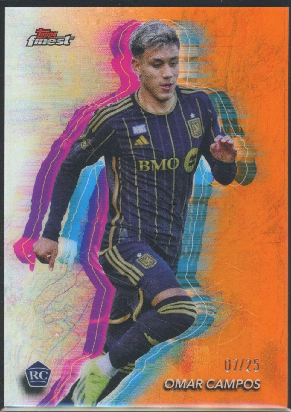 Omar Campos [Orange Refractor Holo Glow Variation] #51
