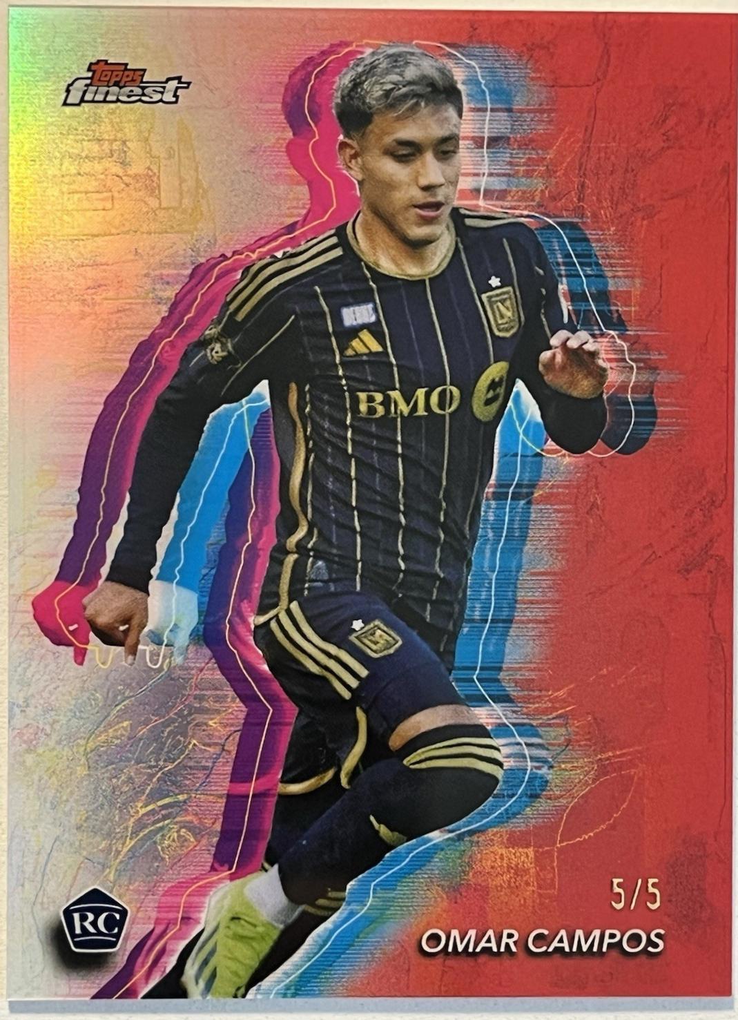 Omar Campos [Red Refractor Holo Glow Variation] #51