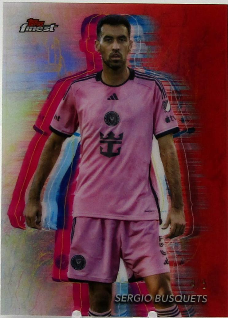 Sergio Busquets [Red Refractor Holo Glow Variation] #5