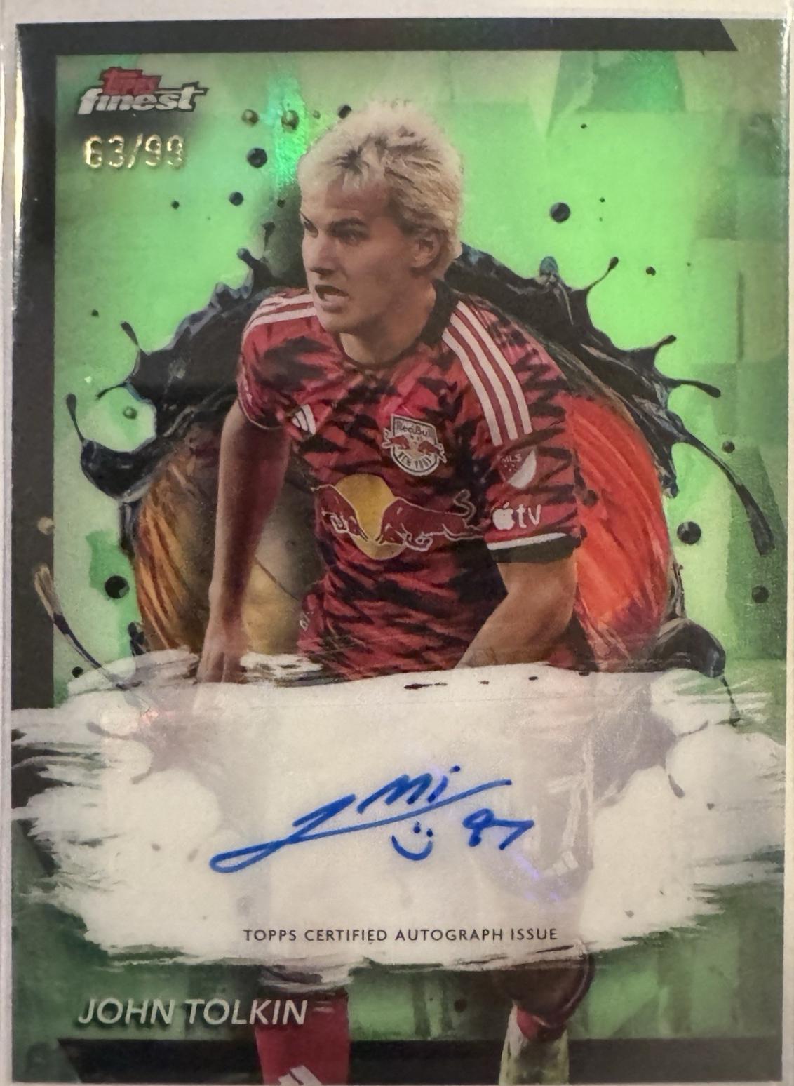 John Tolkin [Neon Green Refractor] #BA-JT