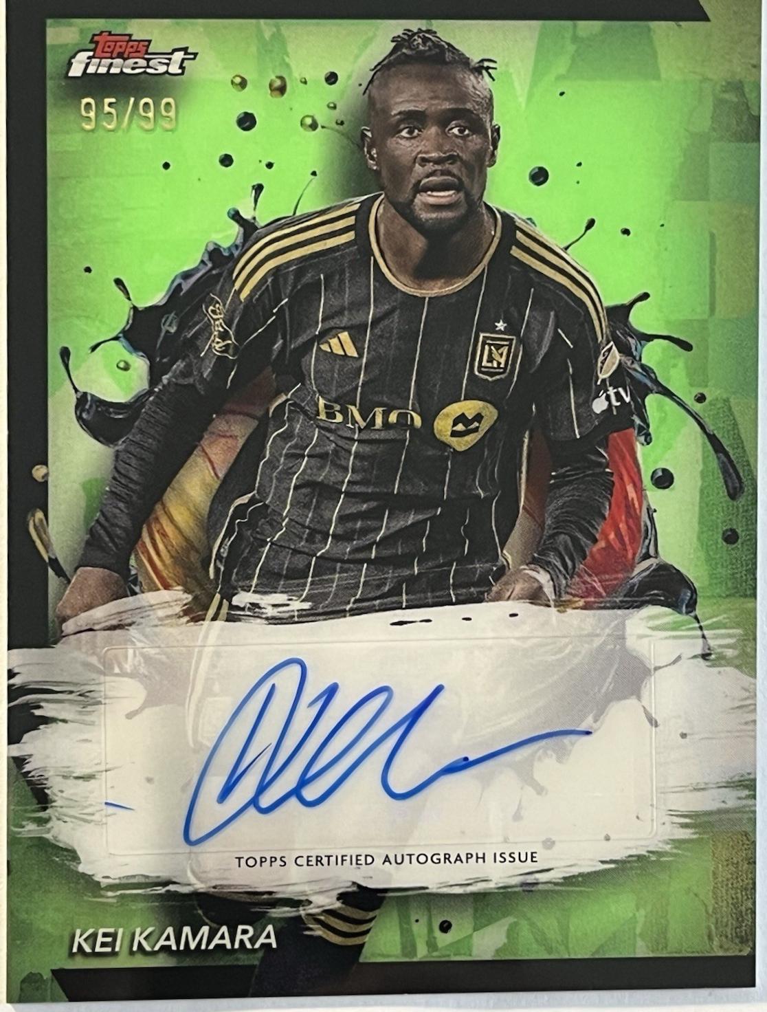Kei Kamara [Neon Green Refractor] #BA-KK