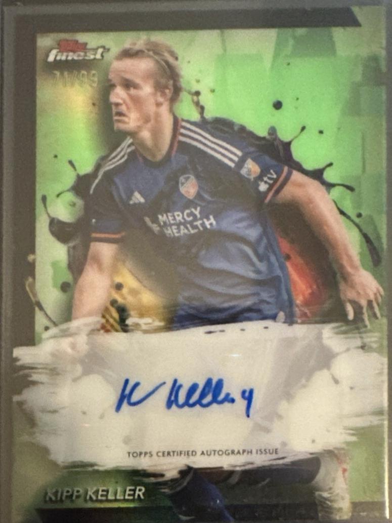 Kipp Keller [Neon Green Refractor] #BA-KP