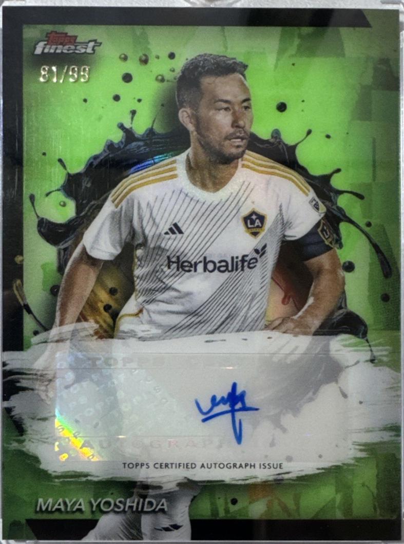 Maya Yoshida [Neon Green Refractor] #BA-MY