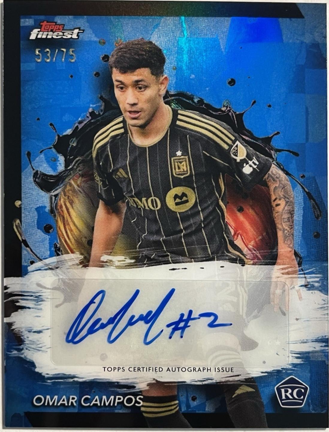 Omar Campos [Blue Refractor] #BA-OC