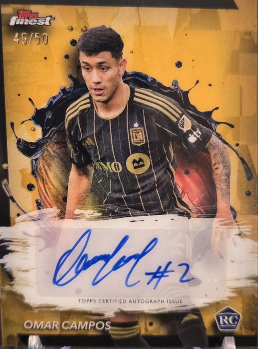Omar Campos [Gold Refractor] #BA-OC