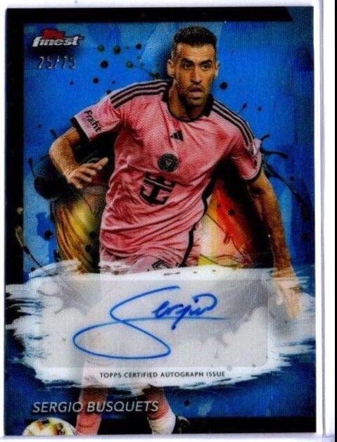Sergio Busquets [Blue Refractor] #BA-SB