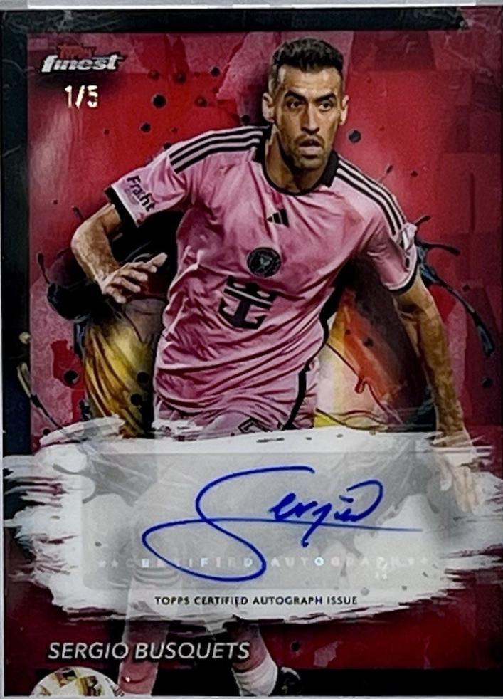 Sergio Busquets [Red Refractor] #BA-SB