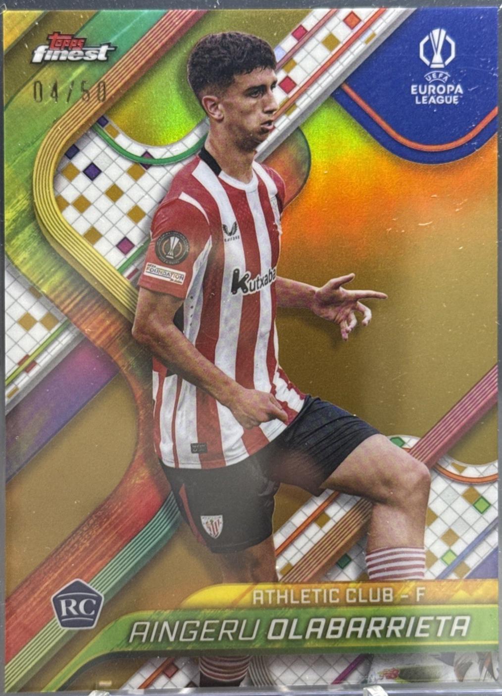 Aingeru Olabarrieta [Gold Refractor] #92