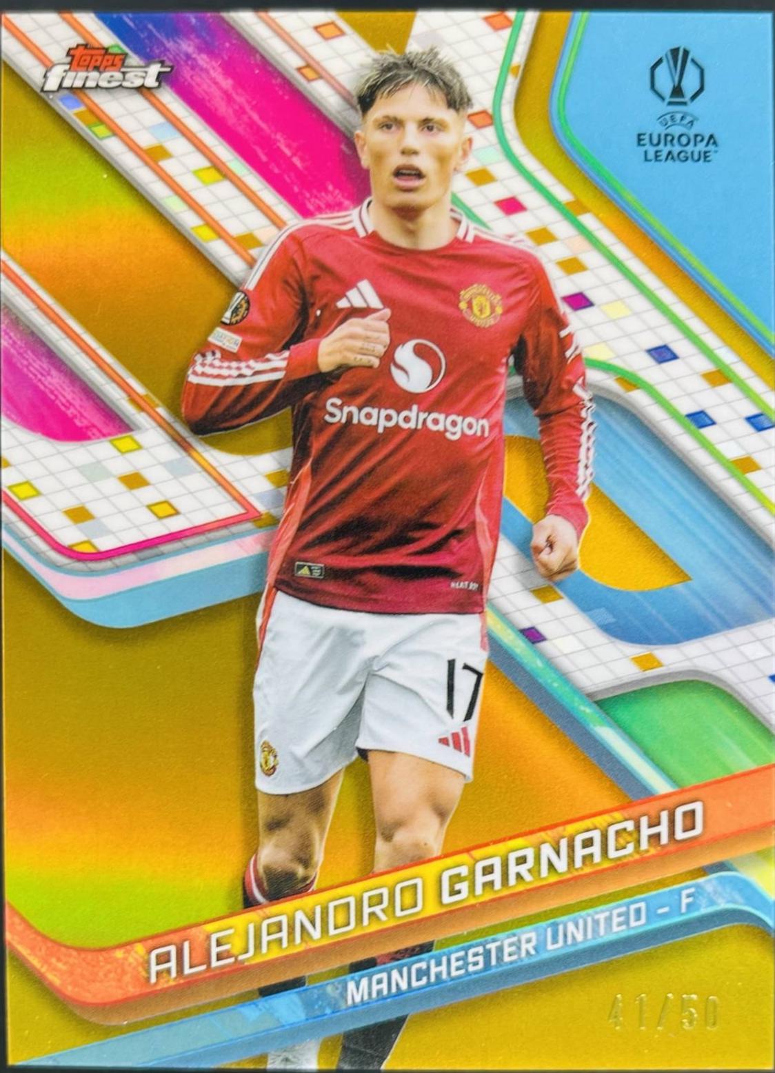 Alejandro Garnacho [Gold Refractor] #49