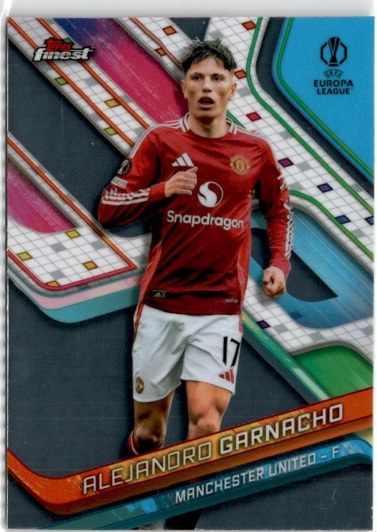 Alejandro Garnacho [Orange Refractor] #49