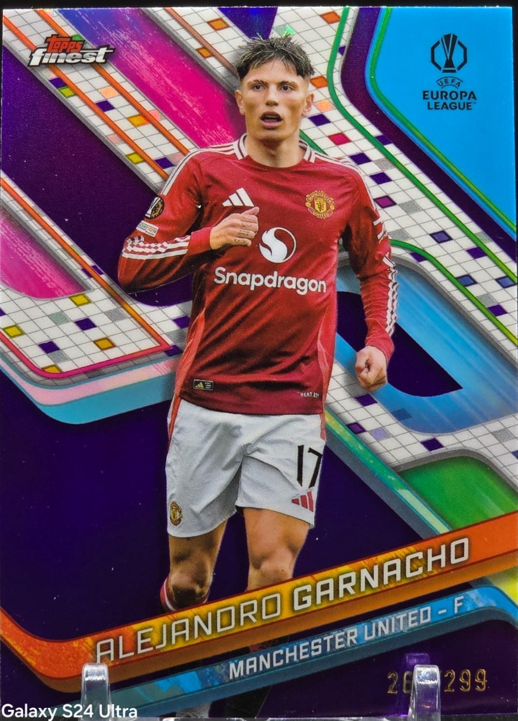 Alejandro Garnacho [Purple Refractor] #49