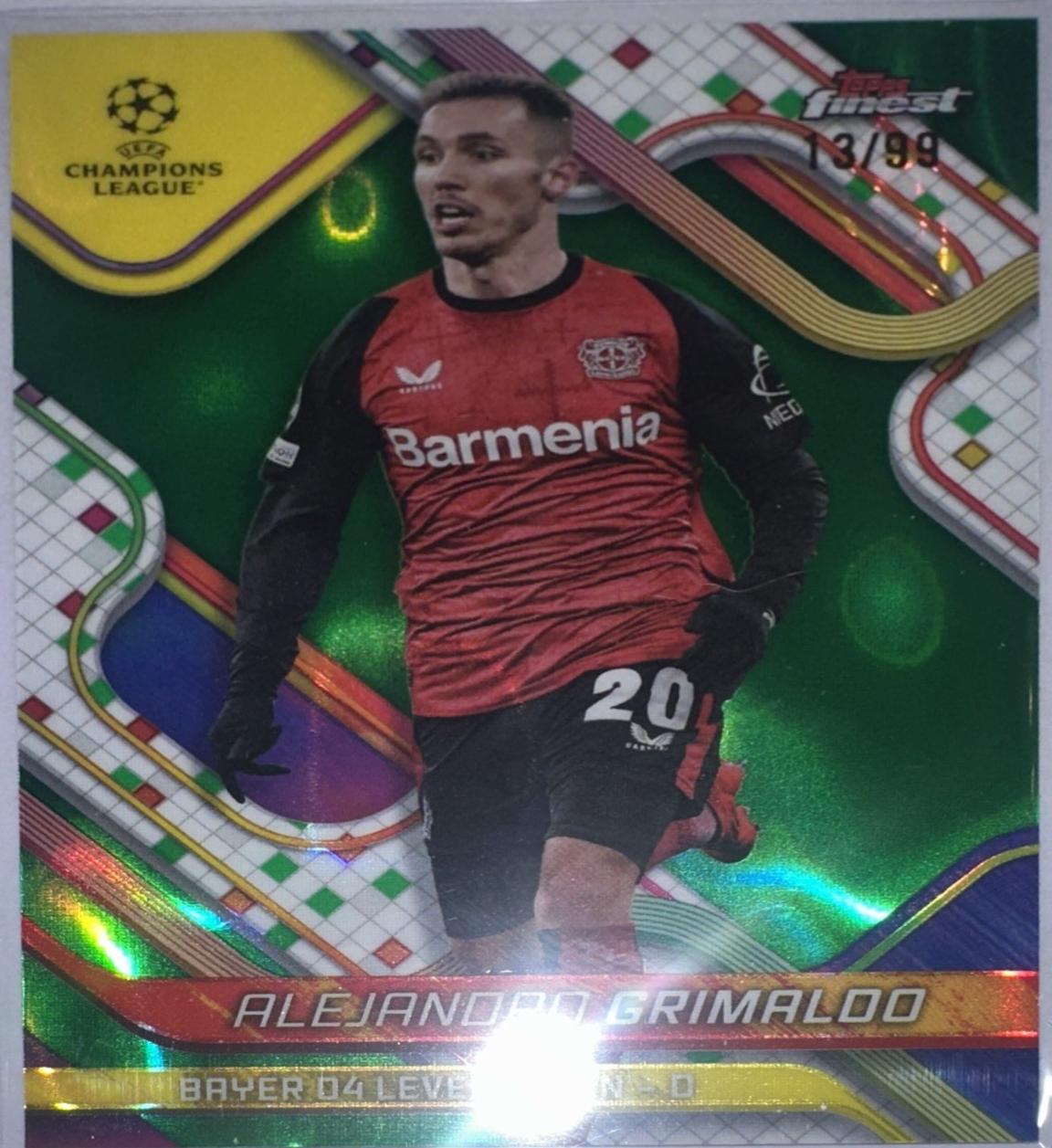 Alejandro Grimaldo [Green Lava Refractor] #119