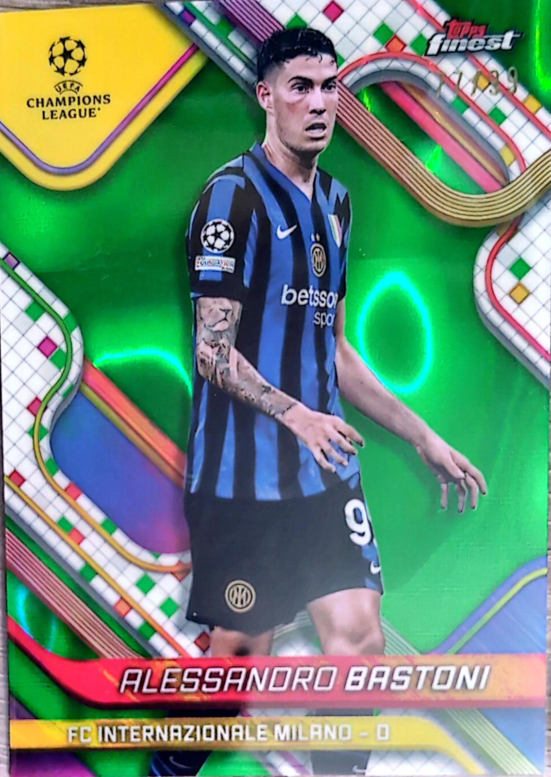 Alessandro Bastoni [Green Lava Refractor] #62
