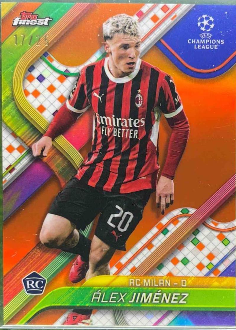 Alex Jimenez [Orange Refractor Extended Rookie Variation] #157