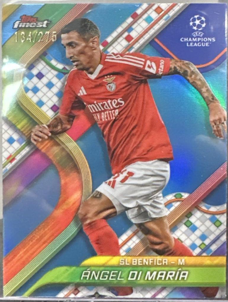 Angel Di Maria [Sky Blue Refractor] #126