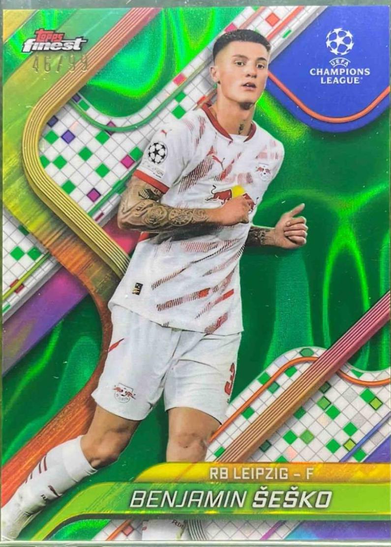 Benjamin Sesko [Green Lava Refractor] #146