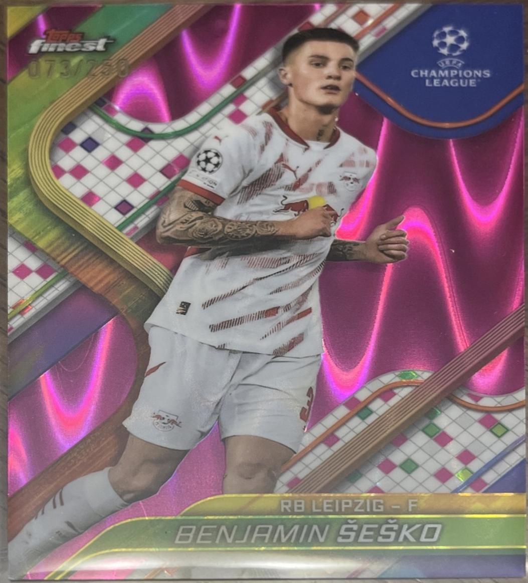 Benjamin Sesko [Pink Raywave Refractor] #146