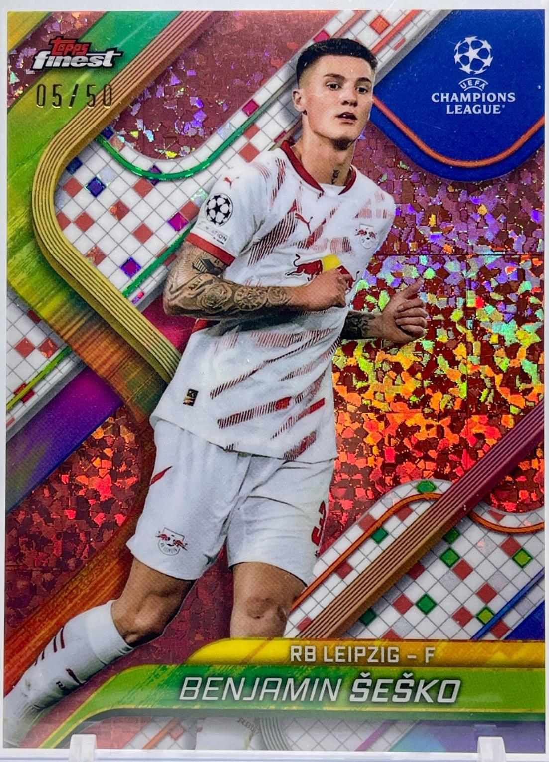 Benjamin Sesko [Rose Gold Mini-Diamond Refractor] #146