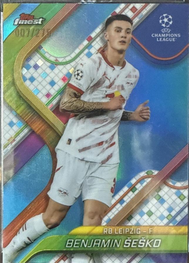 Benjamin Sesko [Sky Blue Refractor] #146