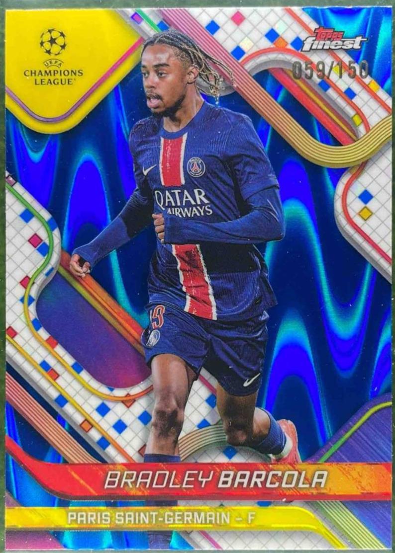Bradley Barcola [Blue Raywave Refractor] #95