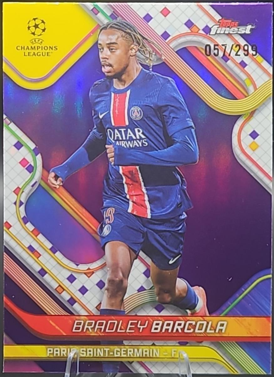 Bradley Barcola [Purple Refractor] #95