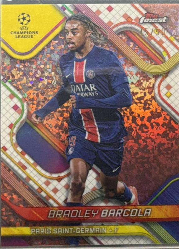 Bradley Barcola [Rose Gold Mini-Diamond Refractor] #95