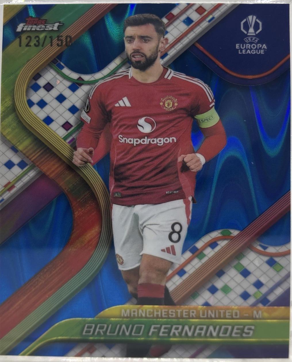 Bruno Fernandes [Blue Raywave Refractor] #134