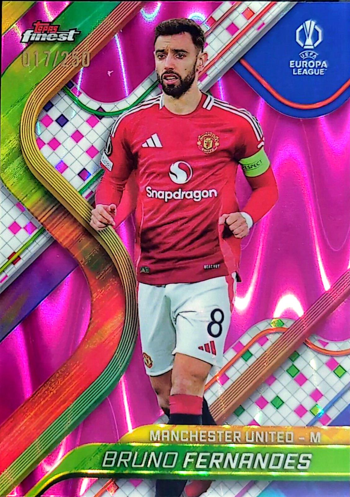 Bruno Fernandes [Pink Raywave Refractor] #134