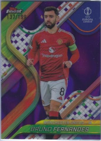 Bruno Fernandes [Purple Lava Refractor] #134