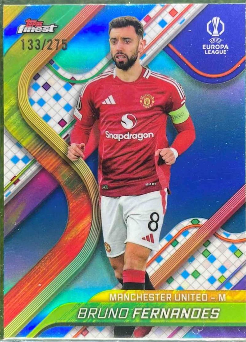 Bruno Fernandes [Sky Blue Refractor] #134
