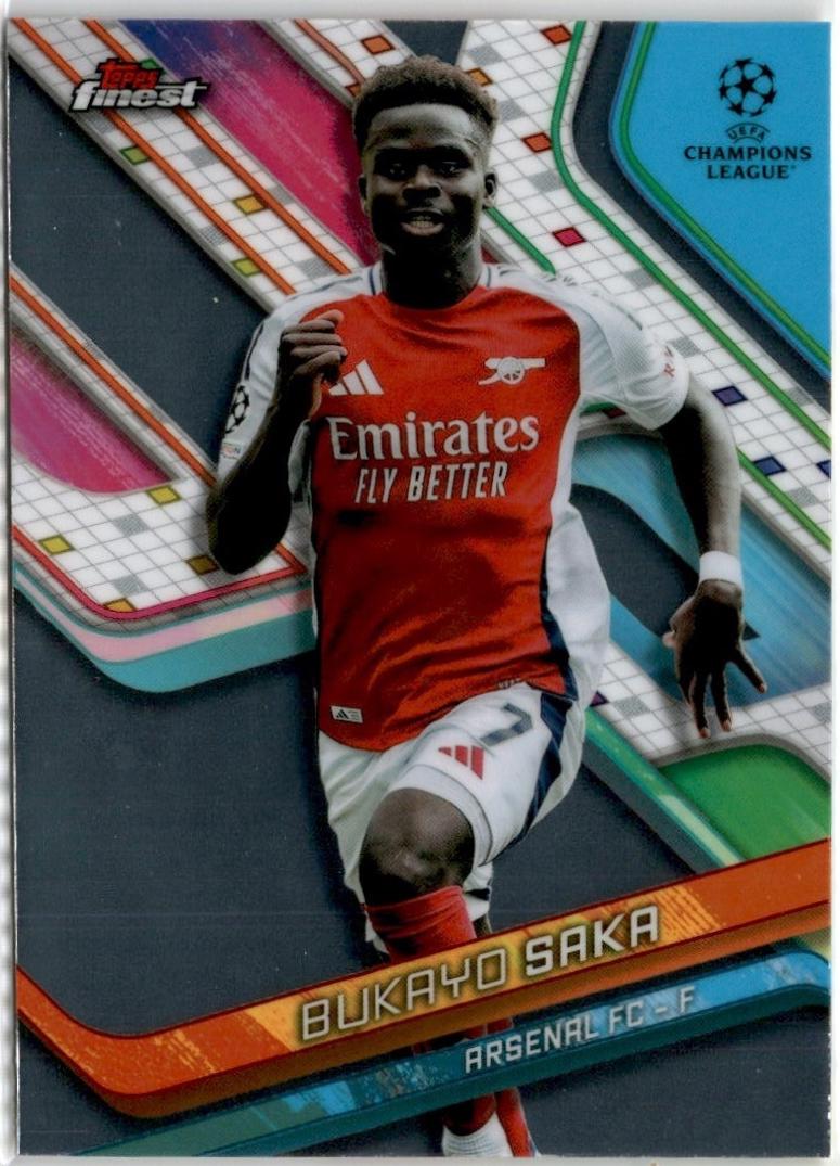 Bukayo Saka [Orange Refractor] #77